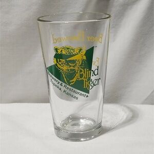 Blind Tiger Beer Glass (Topeka Kansas)